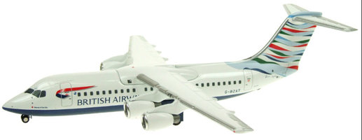 Flugzeug BAe146-RJ100 BRITISH AIRWAYS - WELLEN DER CITY COLOURS